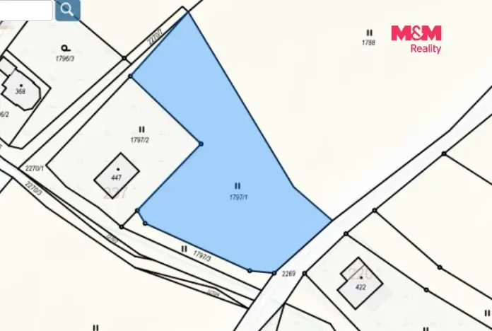 Prodej pozemku pro bydlení, Vernířovice, 2274 m2