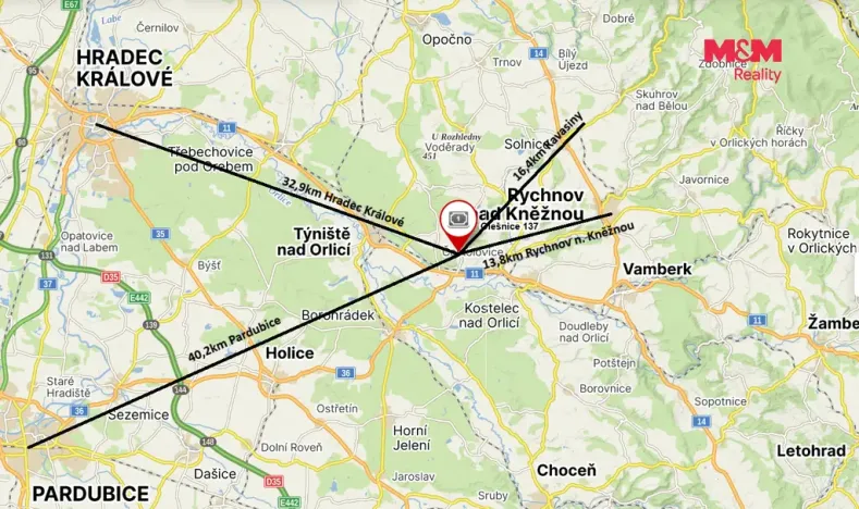 Pronájem rodinného domu, Olešnice, 80 m2