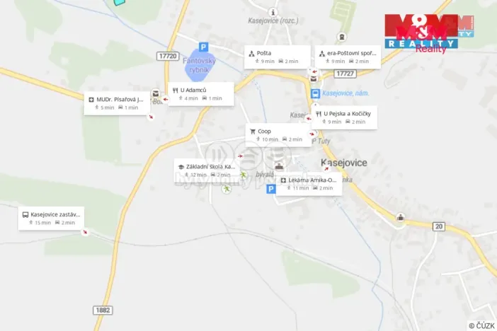 Prodej pozemku pro bydlení, Kasejovice, 1234 m2