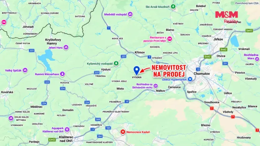 Prodej rodinného domu, Málkov - Vysoká, 333 m2