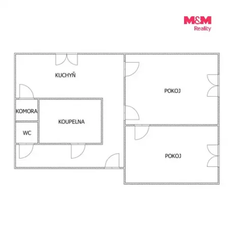 Pronájem bytu 2+1, Karviná - Ráj, Kosmonautů, 52 m2