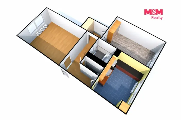 Prodej bytu 2+1, Benešov nad Ploučnicí, Sídliště, 56 m2