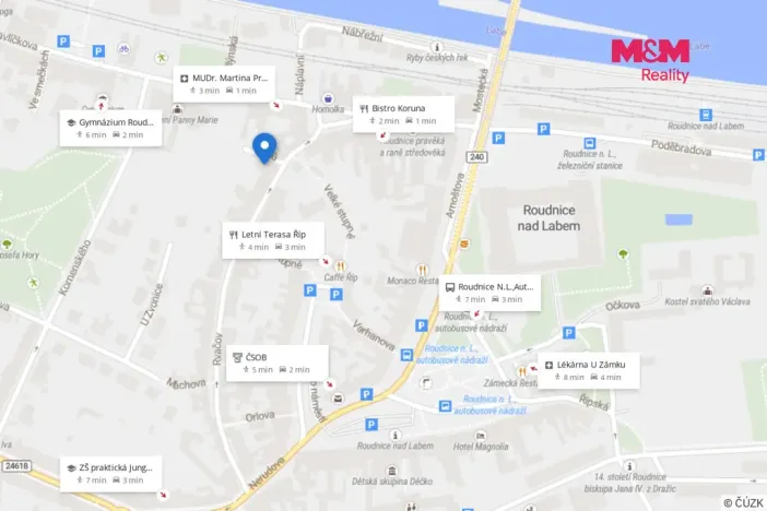 Prodej bytu 1+kk, Roudnice nad Labem, Rvačov, 28 m2