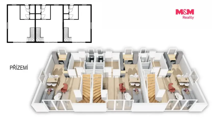 Prodej bytu 3+kk, Říčany - Radošovice, Sedláčkova, 83 m2