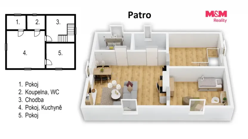 Prodej rodinného domu, Rychnov nad Kněžnou, Svobody, 140 m2
