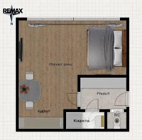 Prodej bytu 1+kk, Praha - Vršovice, Tádžická, 33 m2