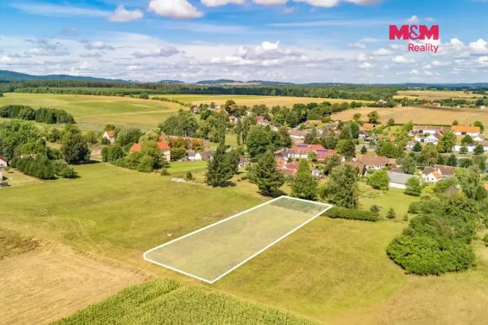 Prodej pozemku pro bydlení, Albrechtice nad Vltavou - Údraž, 2696 m2