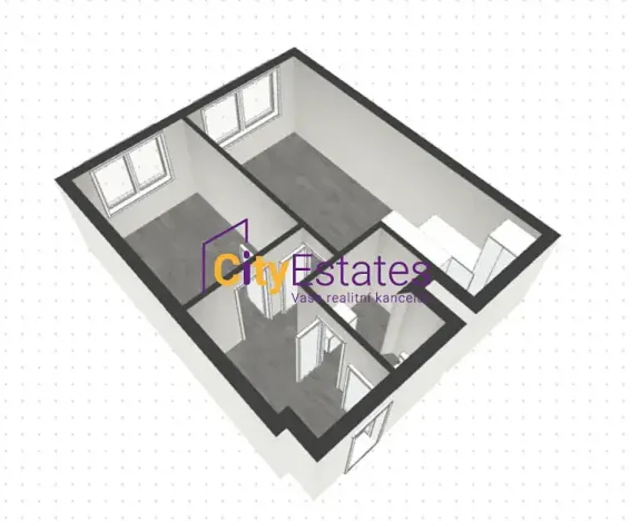 Prodej bytu 2+kk, Praha - Strašnice, Rembrandtova, 40 m2