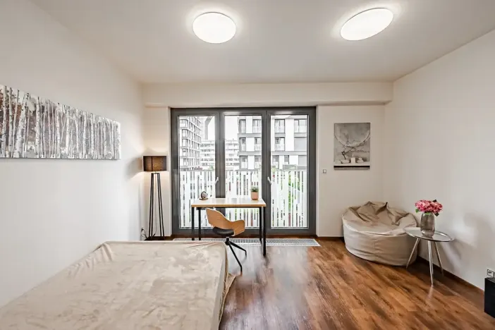 Pronájem bytu 1+kk, Praha - Žižkov, Olšanská, 36 m2