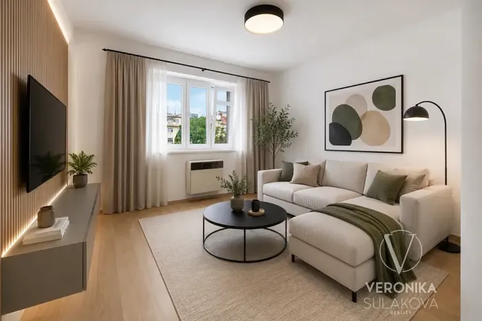 Prodej bytu 2+kk, Praha - Nusle, Kloboučnická, 59 m2