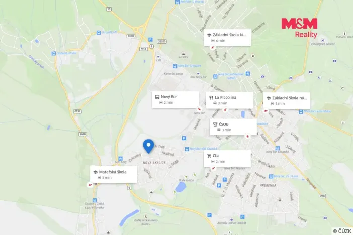Prodej bytu 3+1, Nový Bor, Skalická, 70 m2