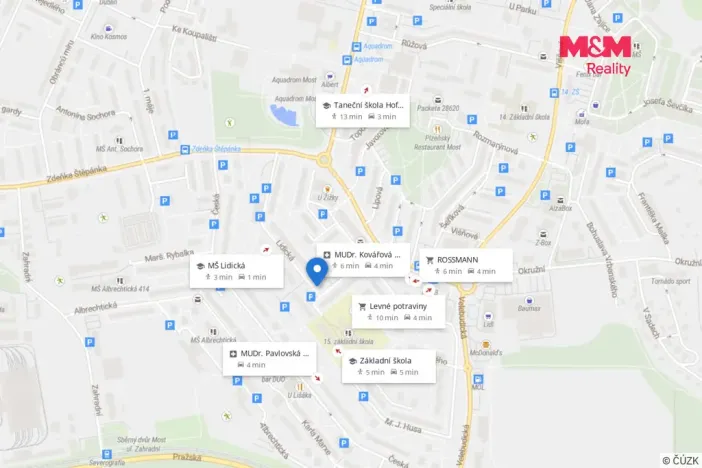 Prodej bytu 3+1, Most, Lidická, 70 m2