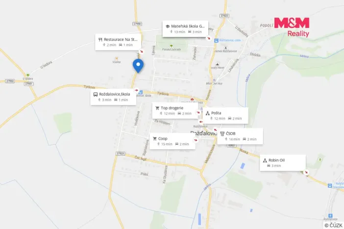 Prodej rodinného domu, Rožďalovice, Boleslavská, 50 m2