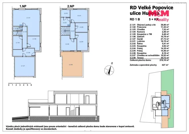 Prodej rodinného domu, Velké Popovice, 219 m2