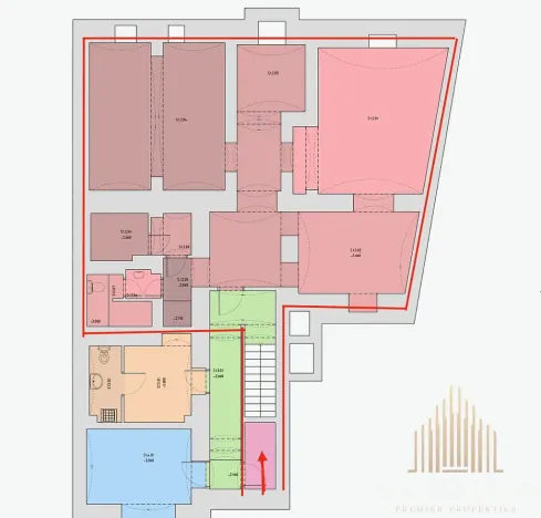 Pronájem obchodního prostoru, Praha, Pařížská, 105 m2