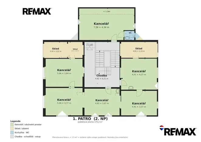 Prodej kanceláře, Nový Bor, Mařákova, 470 m2