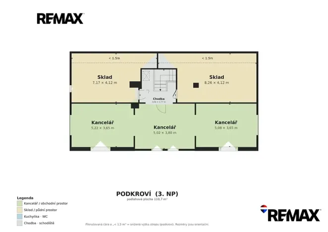 Prodej kanceláře, Nový Bor, Mařákova, 470 m2