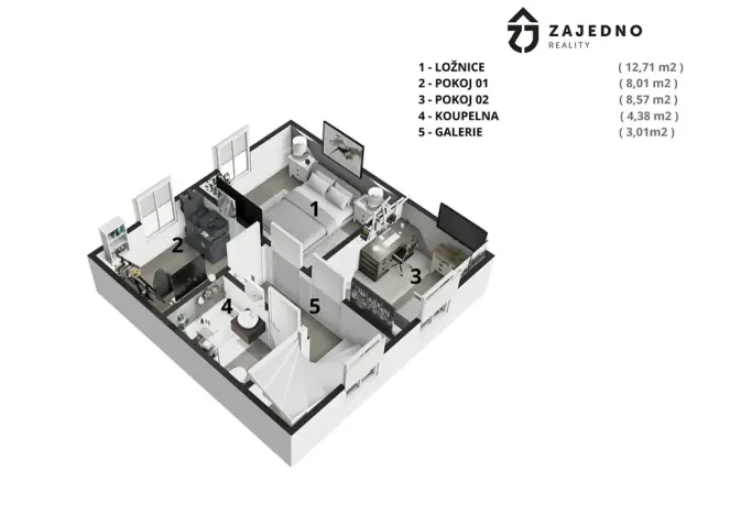 Prodej rodinného domu, Ivančice, 79 m2