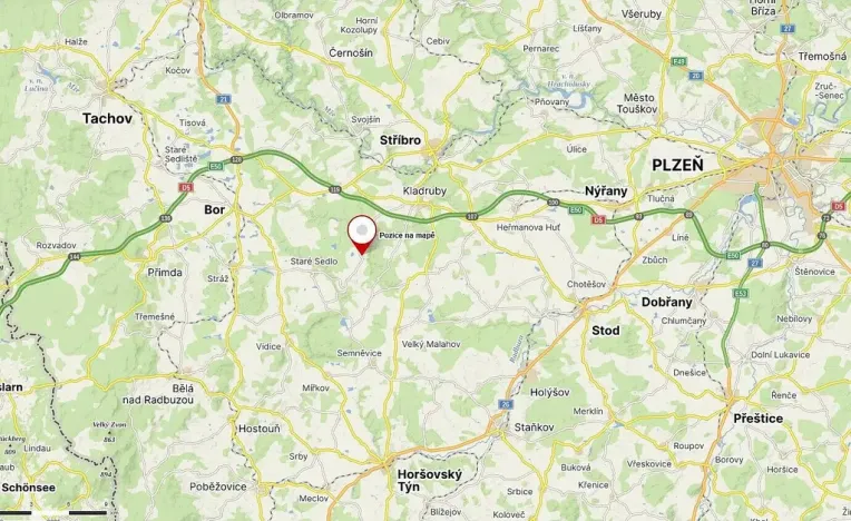 Prodej pozemku, Kladruby - Tuněchody, 1744 m2
