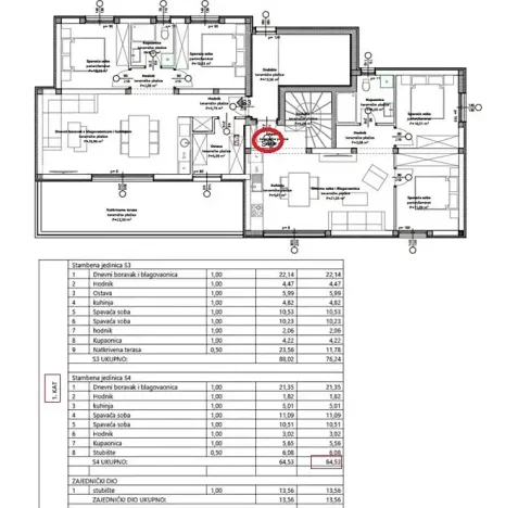Prodej bytu 3+kk, Vodice, Chorvatsko, 87 m2