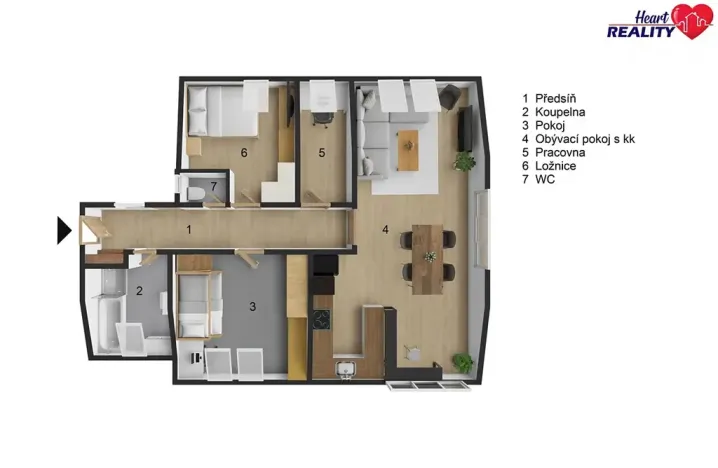 Prodej bytu 3+kk, Kravaře, Opavská, 78 m2