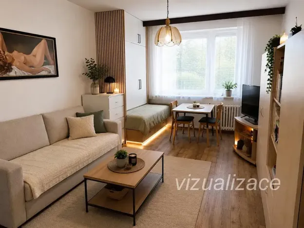 Prodej bytu 1+kk, Chodov, U Porcelánky, 24 m2