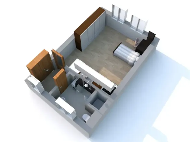 Pronájem bytu 1+kk, Choceň, Sv. Čecha, 28 m2