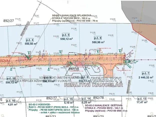 Prodej pozemku pro bydlení, Srubec, 632 m2