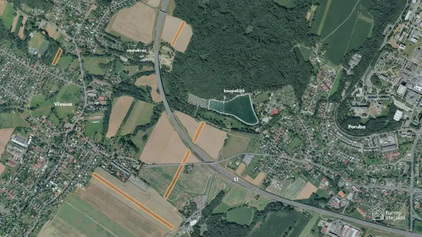 Prodej pole, Vřesina, 34442 m2