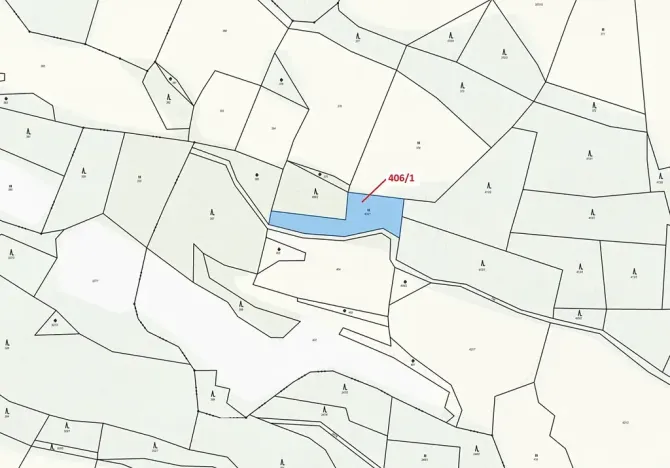 Dražba louky, Velký Bor, 1762 m2