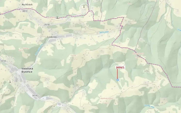Dražba louky, Valašská Bystřice, 3375 m2