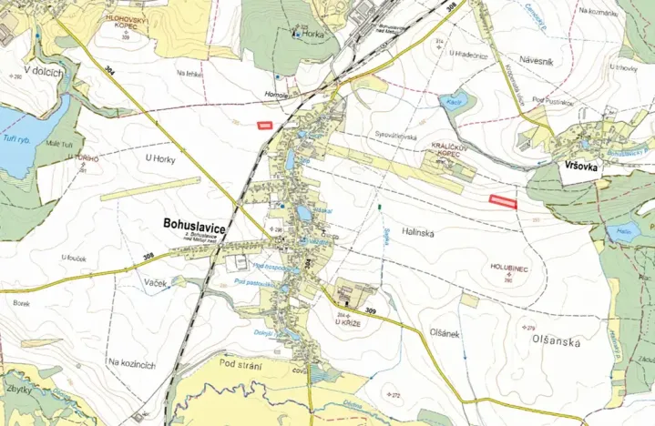 Prodej pole, Bohuslavice, 16513 m2