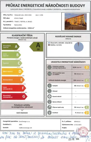 Prodej bytu 2+1, Třebíč, Václavské nám., 51 m2