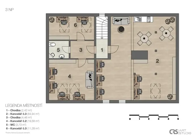 Prodej kanceláře, Mladá Boleslav, Ptácká, 305 m2