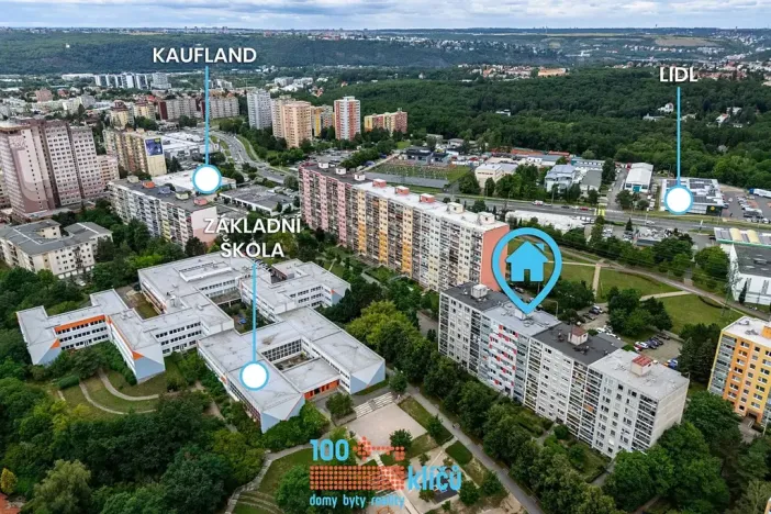 Prodej bytu 3+1, Praha - Modřany, Daškova, 72 m2