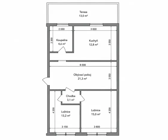 Prodej bytu 3+kk, Praha - Smíchov, Plzeňská, 75 m2
