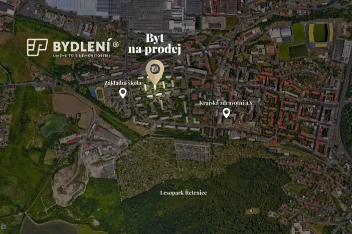 Prodej bytu 2+1, Teplice, Sokolovská cesta, 52 m2