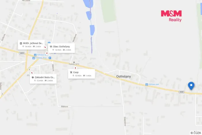 Prodej rodinného domu, Ostřešany, 81 m2