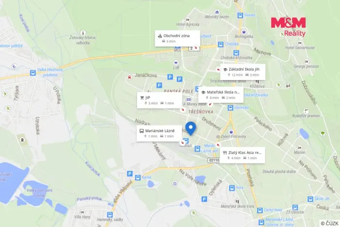 Prodej bytu 2+1, Mariánské Lázně, Nákladní, 53 m2