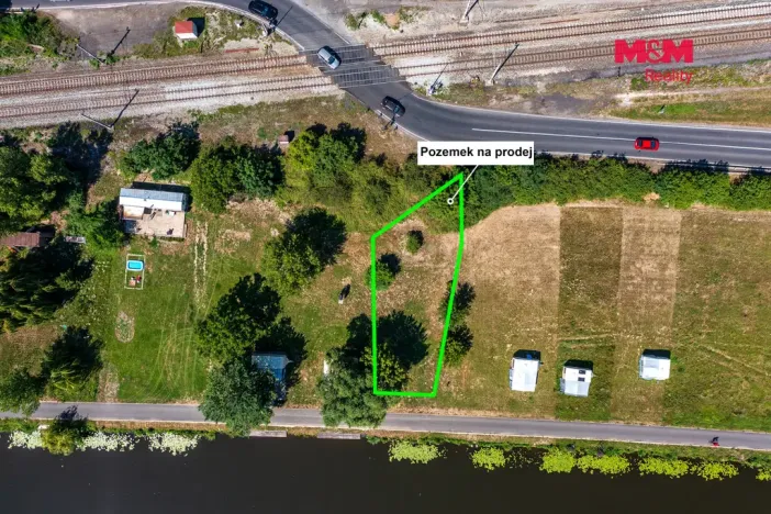 Prodej zahrady, Křešice, 449 m2
