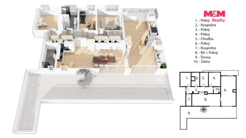 Prodej bytu 5+kk, Praha, Jeseniova, 189 m2