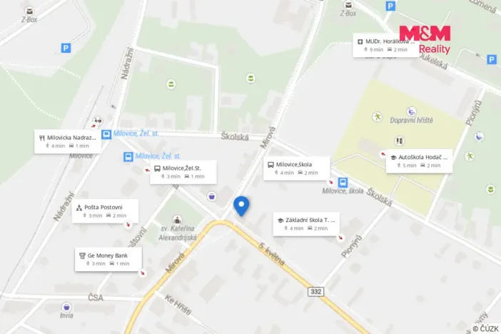 Prodej bytu 2+kk, Milovice, Mírová, 41 m2