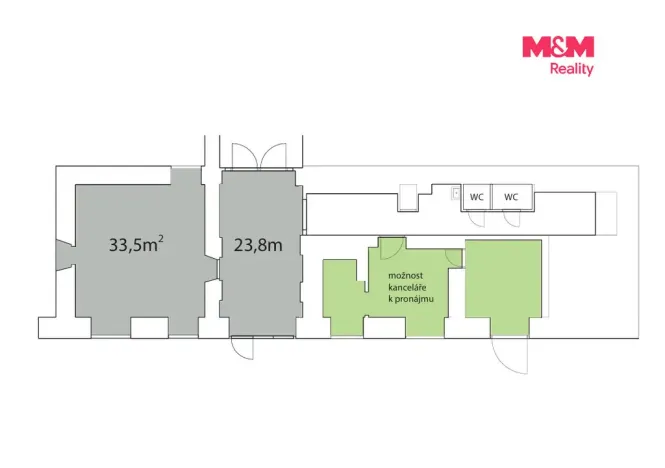 Pronájem komerční nemovitosti, Zdiby - Přemyšlení, U Továrny, 57 m2