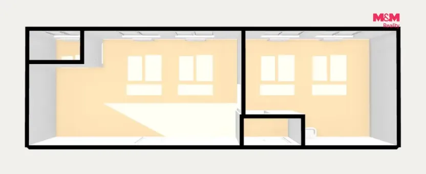 Pronájem kanceláře, Zdiby - Přemyšlení, U Továrny, 57 m2