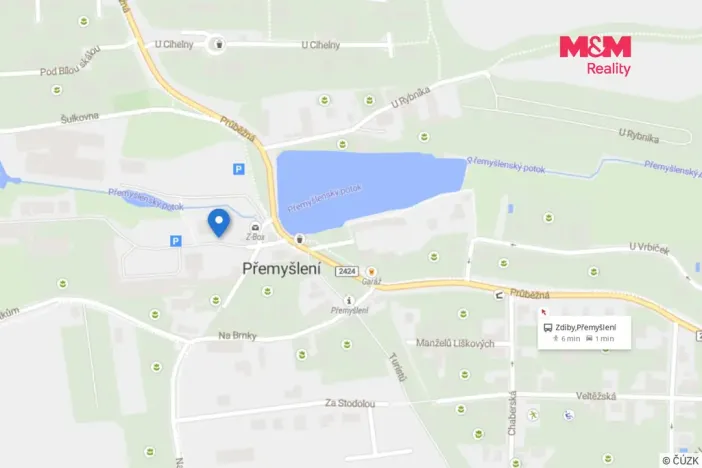 Pronájem kanceláře, Zdiby - Přemyšlení, U Továrny, 57 m2