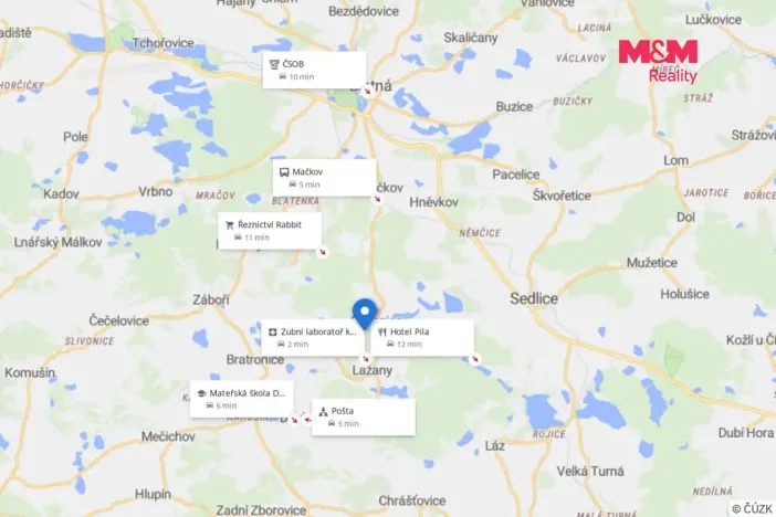 Prodej pozemku pro bydlení, Blatná - Čekanice, 3556 m2