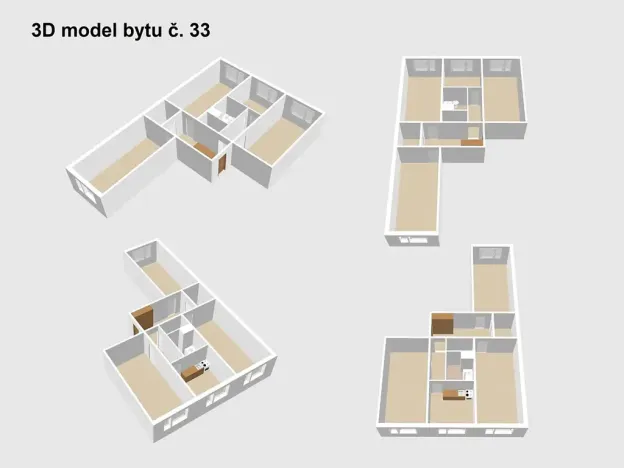 Prodej bytu 3+1, Milovice, Lesní, 112 m2