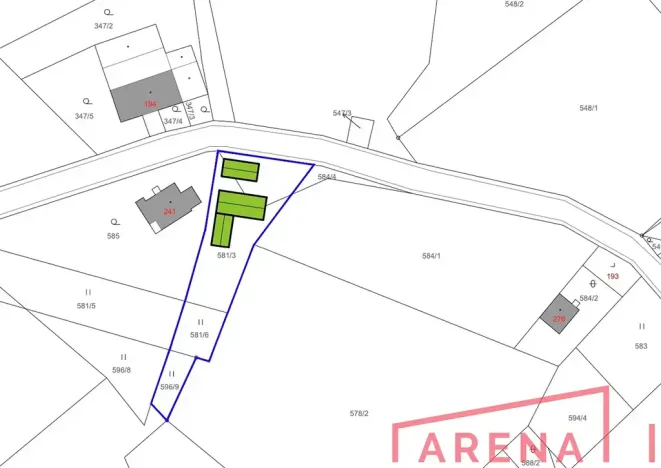 Prodej pozemku pro bydlení, Březiny, 1050 m2