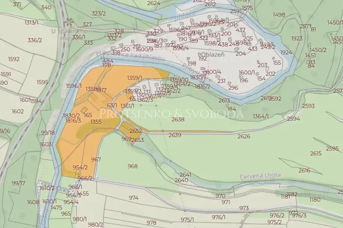 Prodej ubytování, Červená Lhota, 1220 m2