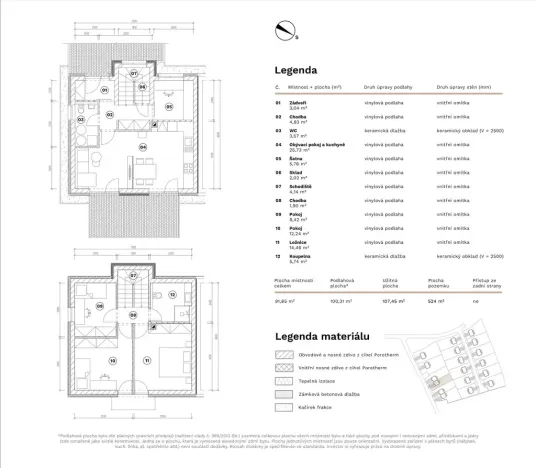 Prodej rodinného domu, Jaroměřice nad Rokytnou - Příložany, 107 m2
